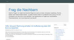 Desktop Screenshot of fragdienachbarn.org